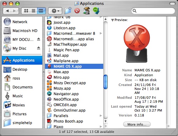 install mame emulator on mac